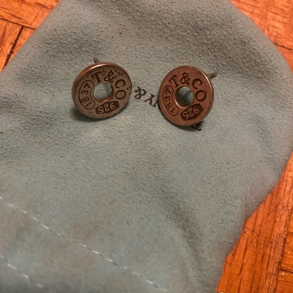 Tiffany & Co. Jewelry - T&CO Silver Stud Earrings vintage 20 years or more